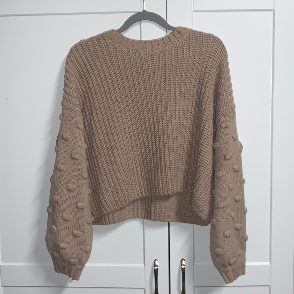 Beige Knitted Sweater
